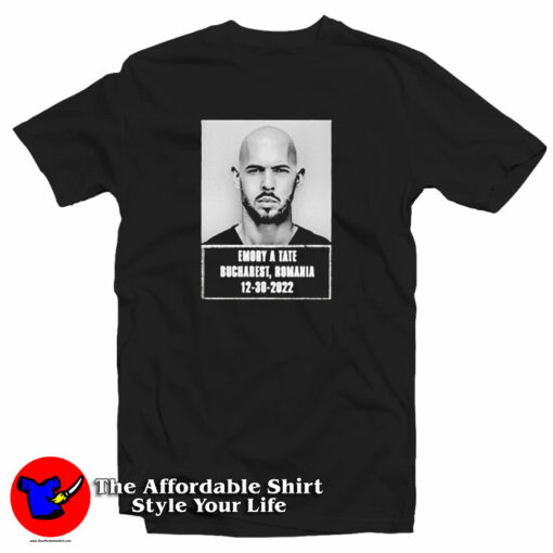 Andrew Tate Mugshot Free Top G Cobratate T-Shirt