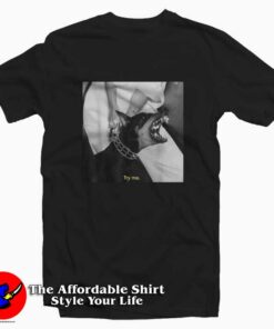Angry Doberman Try Me Graphic T-Shirt On Sale Angry Doberman Try Me Graphic T-Shirt On Sale