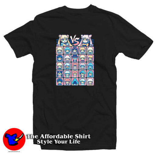 Anime Sailor Moon Fighter Funny T-Shirt