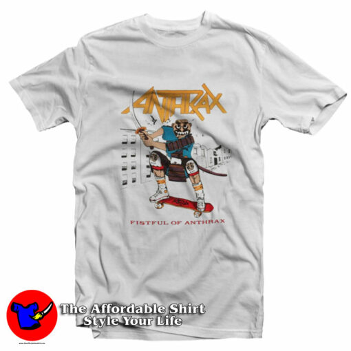 Anthrax Fistful Of Anthrax Vintage T-Shirt On Sale