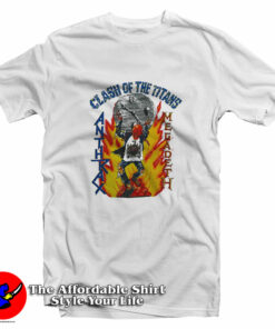 Anthrax Slayer Megadeth Alice In Chains T-Shirt Anthrax Slayer Megadeth Alice In Chains T-Shirt