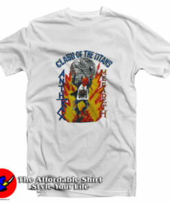 Anthrax Slayer Megadeth Alice In Chains T-Shirt Anthrax Slayer Megadeth Alice In Chains T-Shirt