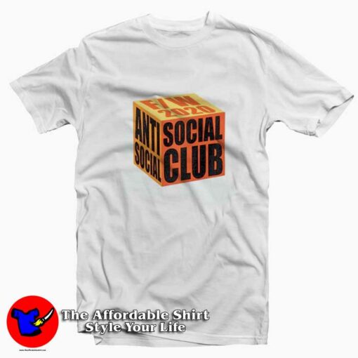 Anti Social Social Club I Wish I Was Wrong T-shirt On Sale