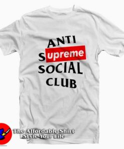 Anti Supreme Social Club Parody T-shirt On Sale Anti Supreme Social Club Parody T-shirt On Sale