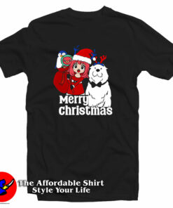 Anya Forger Christmas With Bond T-Shirt Anya Forger Christmas With Bond T-Shirt