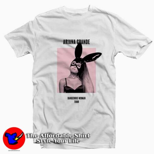 Ariana Dangerous Woman Tour Date Back T-shirt On Sale