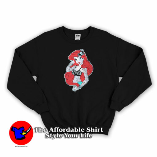 Ariel Daddy’s Lil Mermaid Tattoo Sweatshirt On Sale