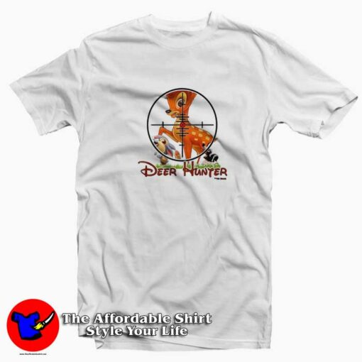 Army Navy Air Force Civi Hunting Deer Hunter T-shirt On Sale