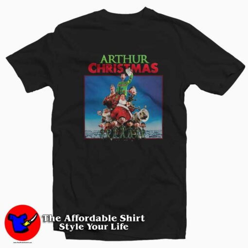 Arthur Christmas Movie Xmas Vintage T-shirt On Sale