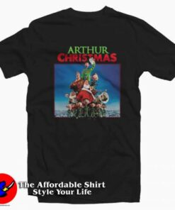 Arthur Christmas Movie Xmas Vintage T-shirt On Sale Arthur Christmas Movie Xmas Vintage T-shirt On Sale