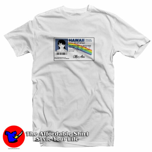 Asa Mitaka Hawaii Driver License T-Shirt