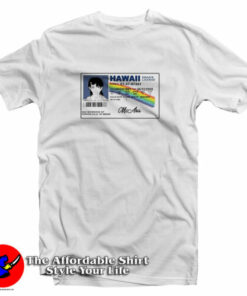 Asa Mitaka Hawaii Driver License T-Shirt Asa Mitaka Hawaii Driver License T-Shirt