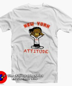 Asap Rocky New York Attitude Graphic T-Shirt On Sale Asap Rocky New York Attitude Graphic T-Shirt On Sale