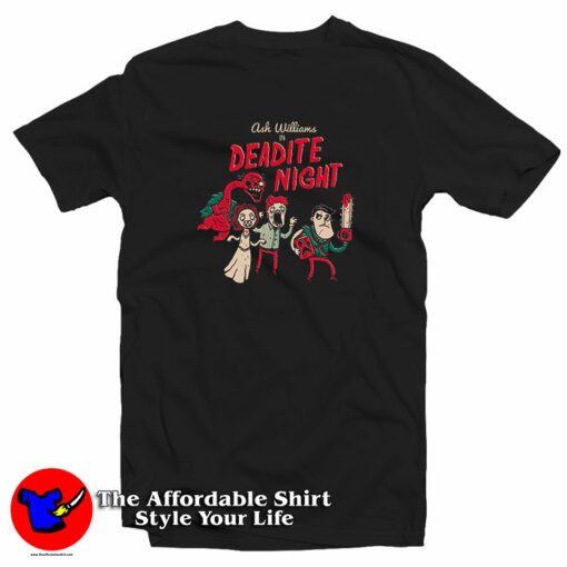 Ash Williams In Deadite Night T-Shirt