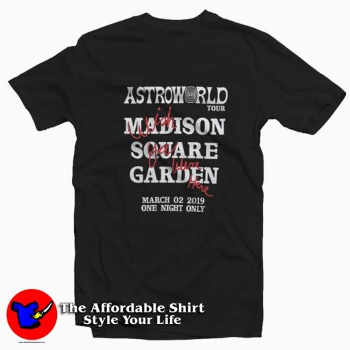 Astroworld Madison Square Garden Unisex T-shirt On Sale