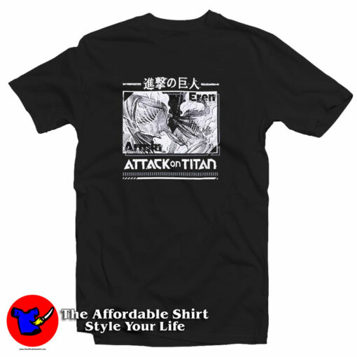 Attack On Titan Eren VS Armin Manga Panel T-Shirt