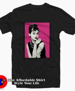 Audrey Hepburn Actress British Unisex T-shirt On Sale Audrey Hepburn Actress British Unisex T-shirt On Sale