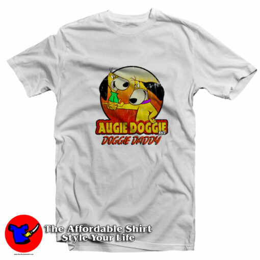 Augie Doggie & Doggie Daddy Cartoon T-Shirt On Sale