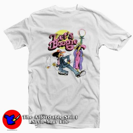 Authentic Lets Boogie Vintage 70’s Unisex T-shirt Cheap