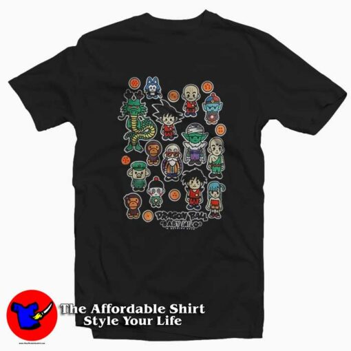 Autumn Cartoon Dragon Ball x Bape T-Shirt