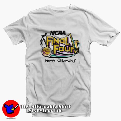 Awesome 2003 NCAA Final Four New Orleans T-shirt On Sale