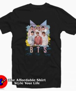 Awesome BTS Members Signature Unisex T-shirt On Sale Awesome BTS Members Signature Unisex T-shirt On Sale