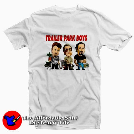 Awesome Cute Trailer Park Boys Cartoon T-shirt On Sale