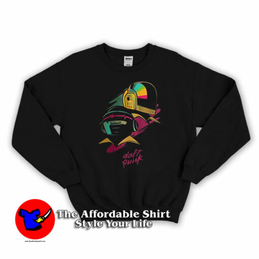 Awesome Daft Punk Retro Unisex Adult Sweatshirt On Sale