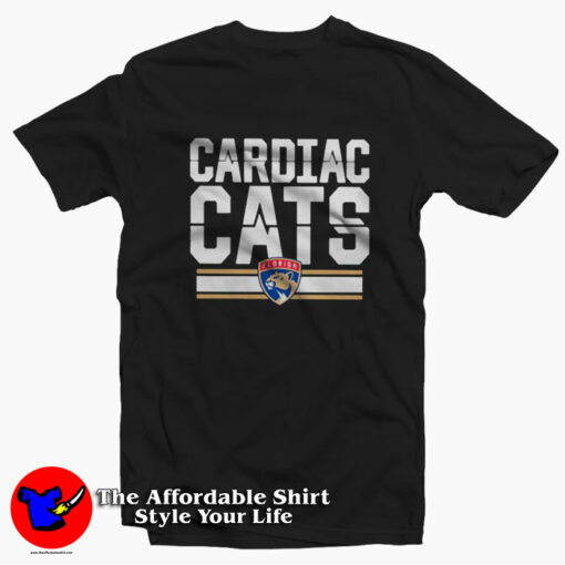 Awesome Florida Panthers Cardiac Cats logo T-shirt  Theaffordableshirt