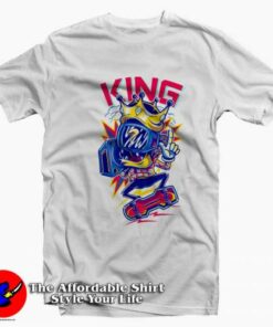 Awesome King Graffiti Art Graphic Unisex T-shirt On Sale Awesome King Graffiti Art Graphic Unisex T-shirt On Sale