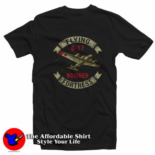 B17 Heavy Bomber WW2 Plane Aircraft Unisex T-Shirt On Sale