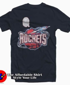 BAPE x Mitchell & Ness Rockets T-Shirt Cheap Bape Collection BAPE x Mitchell & Ness Rockets T-Shirt Cheap Bape Collection