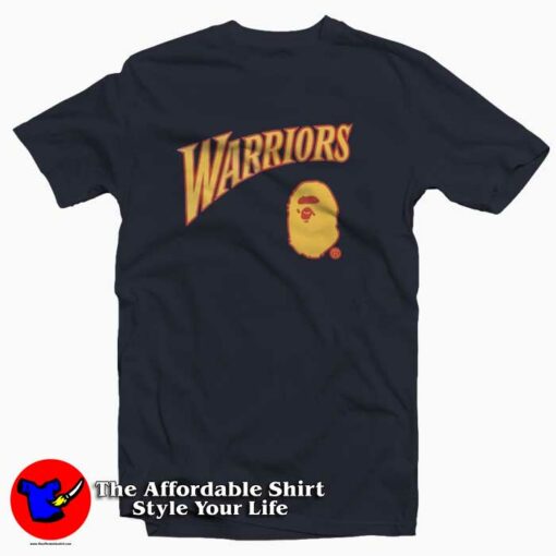 BAPE x Mitchell & Ness Warriors T-Shirt Cheap Bape Collection