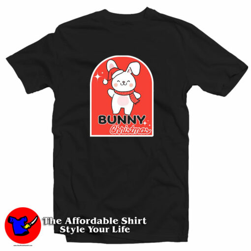 Baby Bunny Christmas Illustration T-Shirt