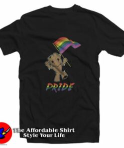 Baby Groot Lgbt Pride Graphic Unisex T Shirt On Sale 2