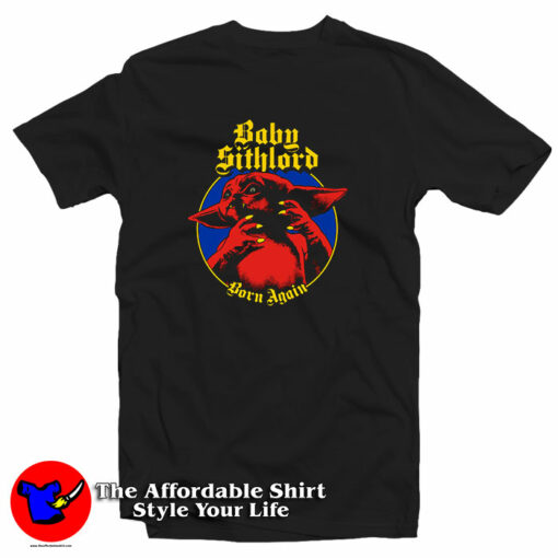 Baby Sithlord Grogu Heavy Metal T-Shirt