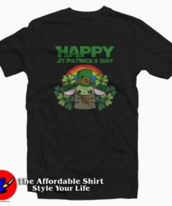Baby Yoda Happy St Patricks Day T-Shirt Irish Disney Gift 1 Baby Yoda Happy St Patricks Day T Shirt Irish Disney Gift 2