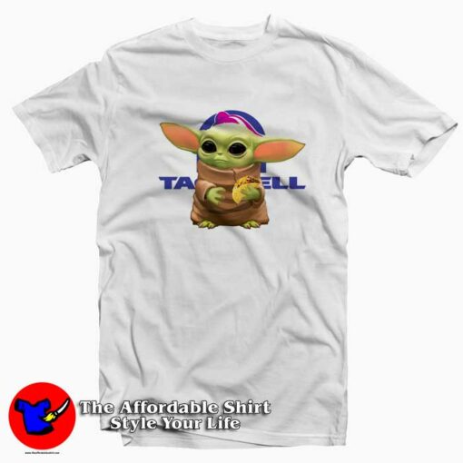 Baby Yoda Hut Taco Bell Parody Funny T-shirt On Sale