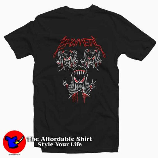 Babymetal Tour Band Graphic Unisex T-shirt On Sale