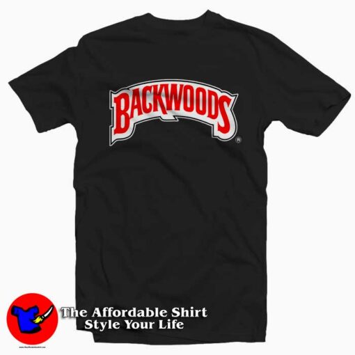 Backwoods Red Printed Tee Shirt