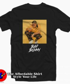 Bad Bunny Drink While Squatting Unisex T-shirt On Sale Bad Bunny Drink While Squatting Unisex T-shirt On Sale