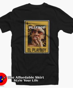Bad Bunny El Playboy Loteria Vintage Unisex T-shirt On Sale Bad Bunny El Playboy Loteria Vintage Unisex T-shirt On Sale