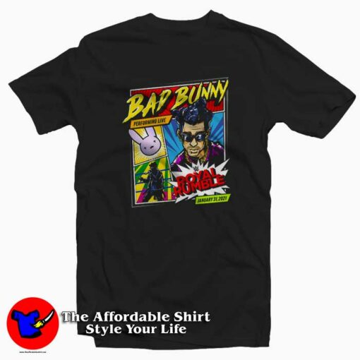 Bad Bunny x Royal Rumble 2021 Special T-shirt On Sale