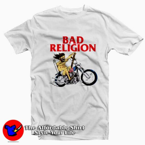 Bad Religion American Jesus Rider Graphic T-Shirt On Sale