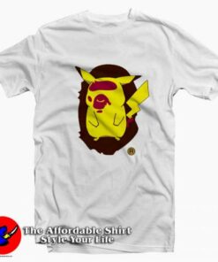 Bape X Pokemon A Bathing Ape Unisex T-shirt On Sale 1 Bape X Pokemon A Bathing Ape Unisex T shirt On Sale 2