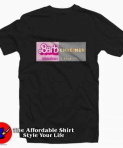 Barbenheimer Only In cinemas Graphic Unisex T-Shirt On Sale Barbenheimer Only In cinemas Graphic Unisex T-Shirt On Sale