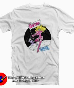 Barbie Moon Out Of This World Graphic Unisex T-Shirt On Sale Barbie Moon Out Of This World Graphic Unisex T-Shirt On Sale