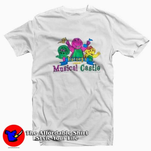 Barney’s Musical Castle Cartoon Vintage T-shirt On Sale