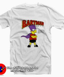 Bartman Avenger of Evil Funny Parody Unisex T-shirt On Sale Bartman Avenger of Evil Funny Parody Unisex T-shirt On Sale
