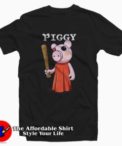 Baseball Bat Piggy Character Unisex T-shirt On Sale Baseball Bat Piggy Character Unisex T-shirt On Sale